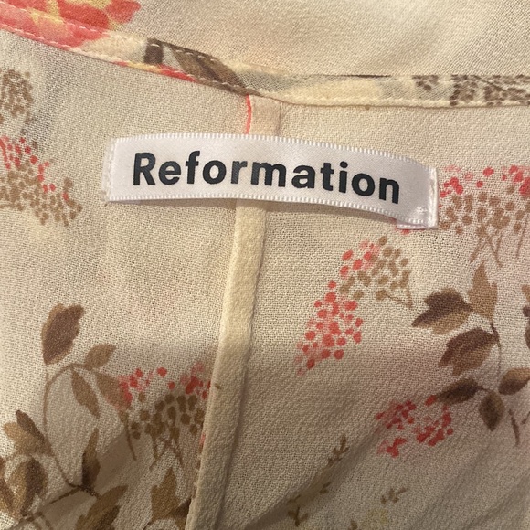 Authentic REFORMATION Floral Kimono Midi WRAP Dress! Medium to Large - Picture 9 of 9